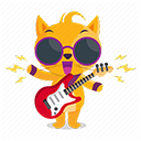 cat_sticker_emoji_emoticon_rockstar_music-512_.png