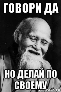 говори да но делай по своему.webp