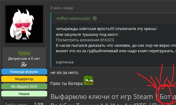 Screenshot 2024-08-15 at 15-42-11 Раздача купонов и ключей для Steam 2024 #2 - Страница 794 -...webp