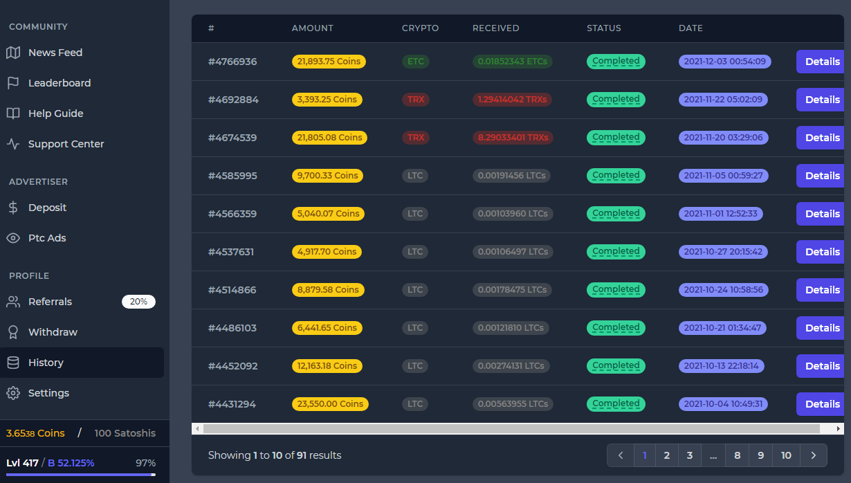 выплаты свежие Faucet Crypto.webp