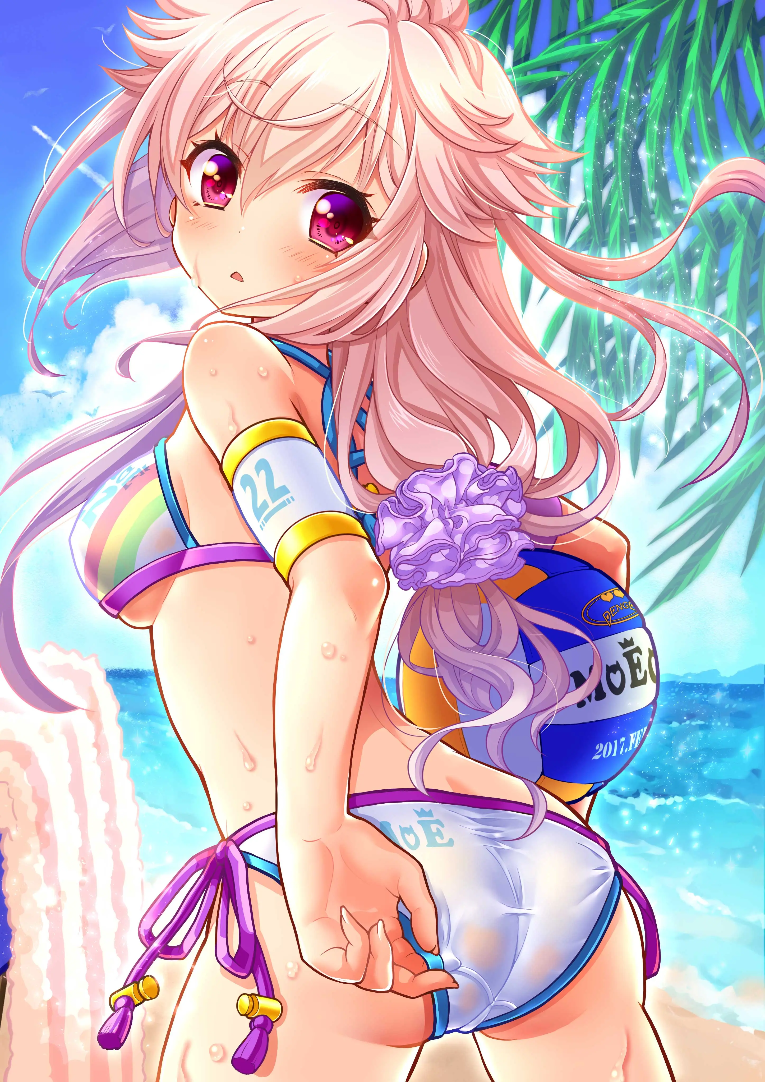 yande.re 385363 ass bikini fujisawa_inuichi see_through swimsuits underboob wet.webp