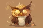 quirky-cartoon-owl-with-steaming-coffee-cup-colorful-funny-artwork_217468-39719.webp