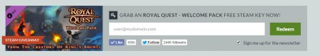 Получаем игру Royal Quest бесплатно в Steam