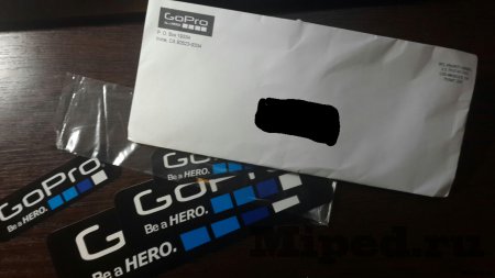 Как получить фирменные наклейки компании GoPro бесплатно